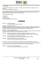 03 March 2026 Employment Committee Agenda