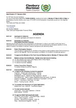 Agenda - 03 March 2024