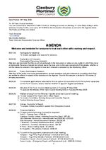 Agenda - 06 June 2026