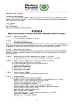 Agenda - 07 July 2026