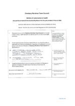 Conclusion of Audit 25-26